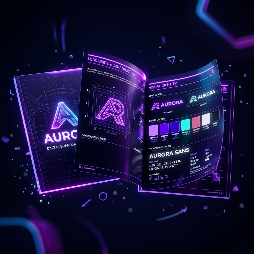 3D Brand Guide Book Manual