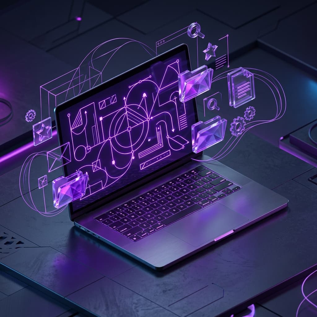 3D Logo Design Mockup